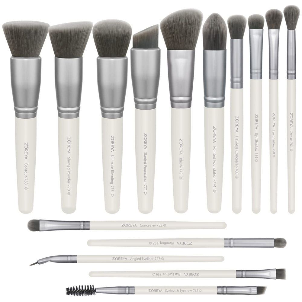 Raffaello ZOREYA 15-piece brush set for a complete makeup look