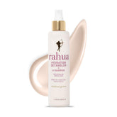 Rahua Hydration Detangler Spray bottle close-up for brushable, tangle-free hair.