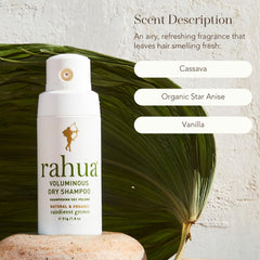 Rahua Voluminous Dry Shampoo application-spray ensures even roots coverage