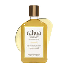 Rahua Voluminous Shampoo bottle front view for lightweight cleansing and lift.