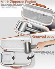 RAIACE case features a durable YKK zipper for smooth opening.