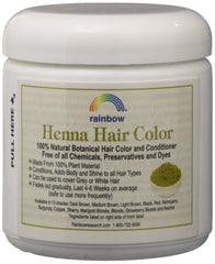 Rainbow Henna Persian Dark Brown hair color application image; convenient at-home dyeing ritual.