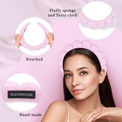 RAISEY spa headband colorful set on drawer for color coordination