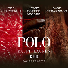 Ralph Lauren Polo Red deodorant stick during application for daily confidence.