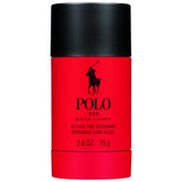Ralph Lauren Polo Red deodorant stick packaging for long-lasting freshness.