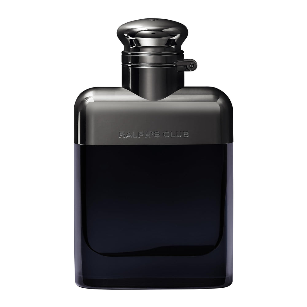 Ralph Lauren Fragrances Ralph's Club bottle shot highlighting woody freshness for evening wear.