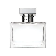 Ralph Lauren Romance bottle closeup highlighting rose notes for an elegant everyday fragrance.