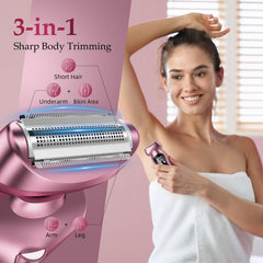 Rategist electric bikini trimmer face-razor head targets chin and cheeks.