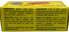 Rattlesnake oil soap ingredient list highlighting minerals and herbs