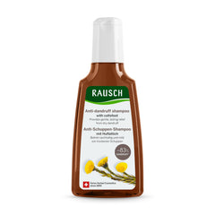 RAUSCH Coltsfoot anti-dandruff shampoo pack shot for daily scalp care