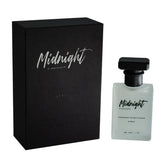 RawChemistry Midnight bottle closed for a bold day-to-night fragrance.