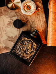 Rayhaan Lion packaging box displayed, ready for gifting.