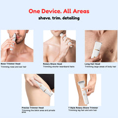 RaysDanc cordless bikini trimmer provides up to 90 minutes of freedom after charging.