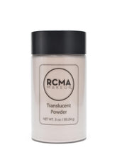 RCMA translucent loose powder texture velvet for a feather-light, flawless finish.