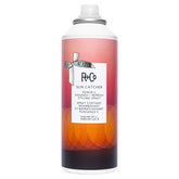 R+Co SUN CATCHER bottle closeup highlighting hydration and UV protection.