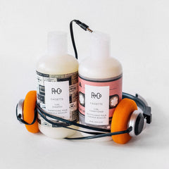 R+Co Superseed Oil Complex bottle closeup for shine and moisture