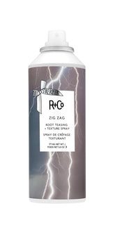 R+Co Zig Zag root teasing bottle for instant lift with flexible hold and texture.