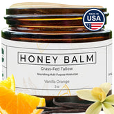 Really Good Blends Tallow Honey Balm vanilla orange jar for deep hydration