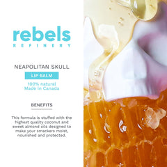 REBELS REFINERY passion fruit lip balm stick with refreshing hydration