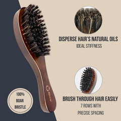 Reccsy bamboo comb with fine and wide teeth detangles hair