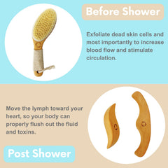 Reccsy vegan dry brush back-handle design eases reach on back