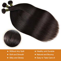 RECIFEYA straight bundles 28in long hair ready for fuller, natural-looking styles