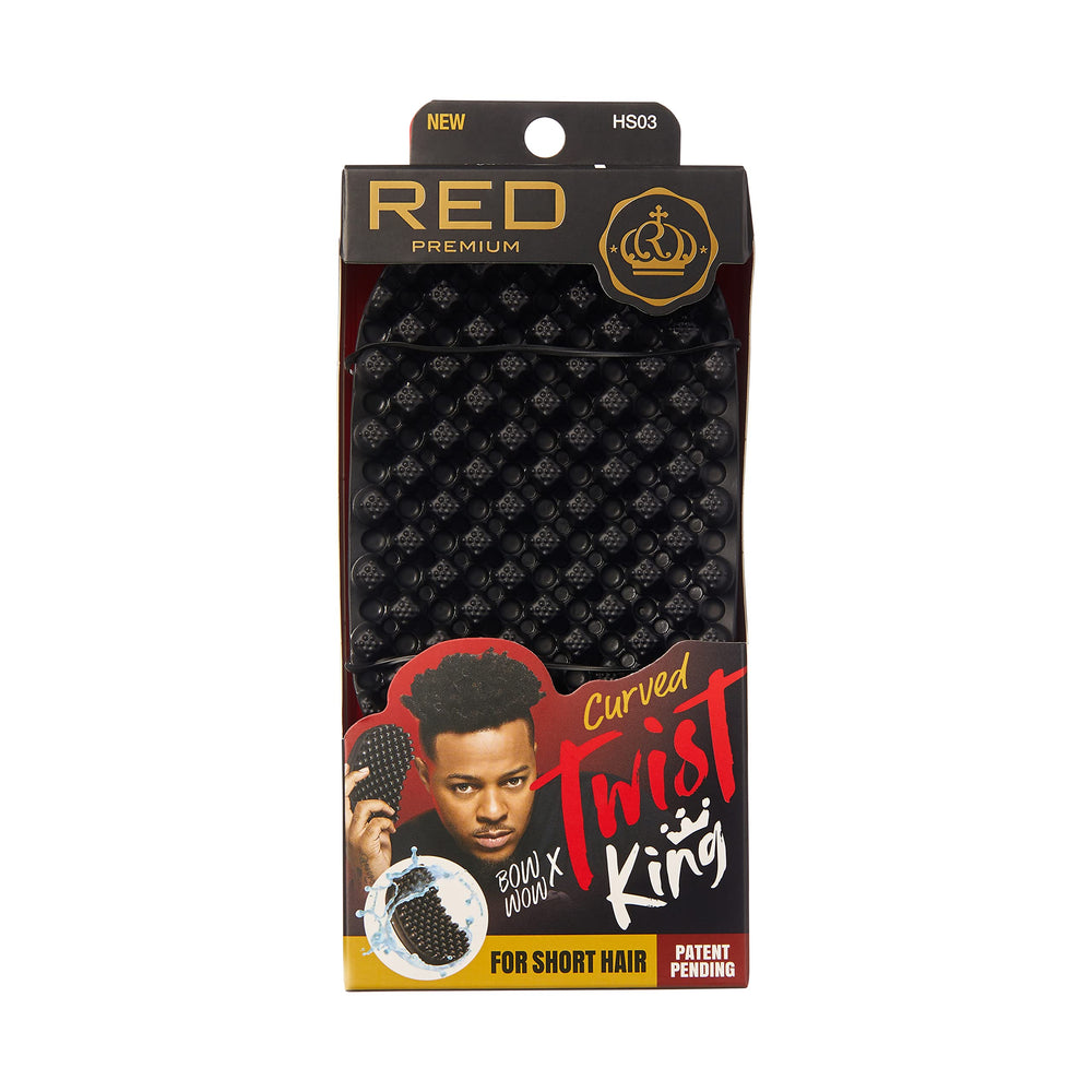 Red by Kiss Bow Wow X Twist King washable-design keeps your brush hygienic between styling sessions
