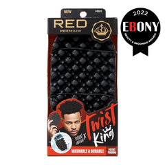 Red by Kiss BowWow Twist King in hand demonstrates comfortable grip for Afro curls.