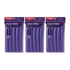 Red by Kiss Flexi Rods 7in 34-diameter packaging for heatless curls and easy styling