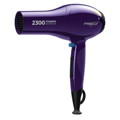 Red by Kiss Titanium Detangler Dryer back view emphasizes durable build and high heat resistance