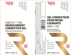Red Medical Supplies hyaluronic acid swatch on gel boosts hydration for plump-looking skin