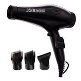 Red Pro Hair Dryer 3500W turbo titanium motor for fast salon-grade drying.