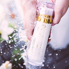 Redavid Orchid Oil eight-in-one benefits panel highlights strength and manageability.