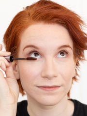 Redhead Revolution Gingerlash lashes after application showing defined, smudge-resistant look.