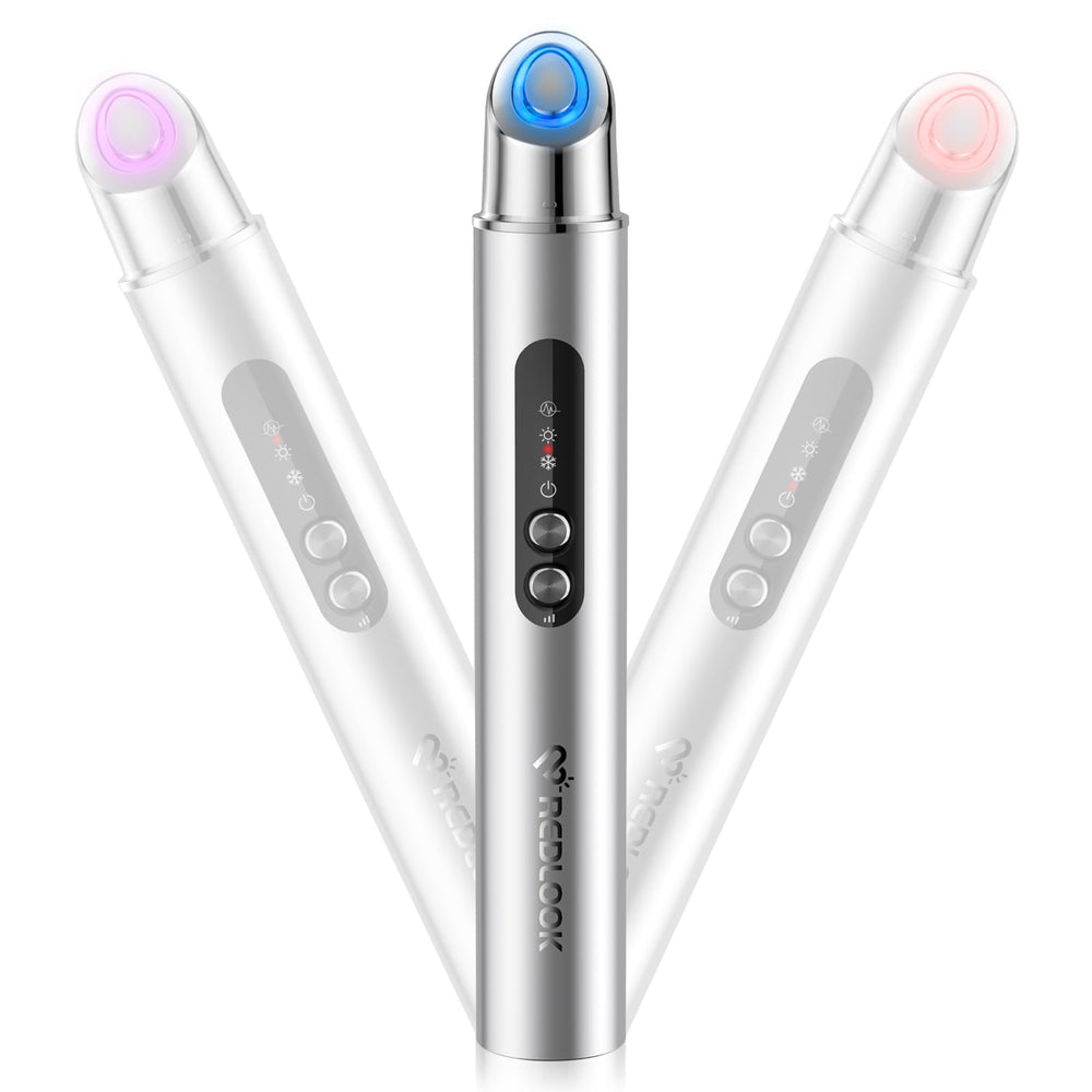 REDLOOK Depuffing Wand heat mode for gentle warming and serum absorption.
