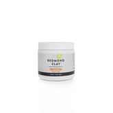 Redmond Clay powder texture highlights mineral-rich bentonite for pore cleansing.