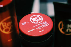 RedOne Aqua Hair Wax texture closeup reveals pliable hold with no residue.