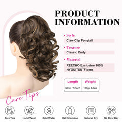 REECHO classic-loose-curly texture showcases natural, bouncy look.