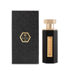 Reef Perfumes Reef33 bottle top view for bold, long-lasting scent