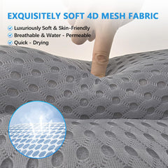 REEZEIVI bath pillow neck-and-back-support aligns head and spine for post-bath relaxation
