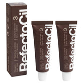 refectocil cream hair dye natural brown tube showing easy-to-apply color for long-lasting brunette shade