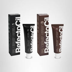 RefectoCil final color look shows rich, long-lasting shade.