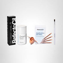Refectocil Hair Tinting Kit full package showing tools for at-home coloring