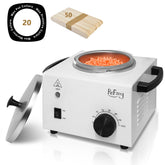 ReFzeg wax warmer 500ml pot shows capacity for larger batches and faster melting