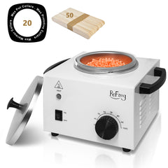 ReFzeg wax warmer 500ml pot shows capacity for larger batches and faster melting