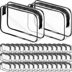 Reginary clear makeup bag 36-pack front view for organized travel kit.