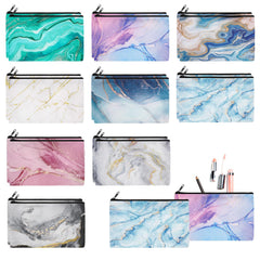 Reginary marble makeup bag set 1 with bold pattern for organized travel.