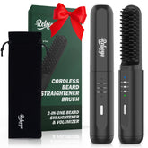 REHOYO beard straightener cordless design for on-the-go grooming