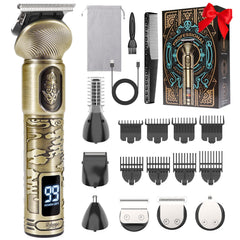 REHOYO beard trimmer kit packaging, ready for gifting.