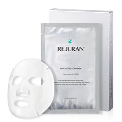 REJURAN skin protection mask pack showcases fragrance-free hydration for sensitive skin